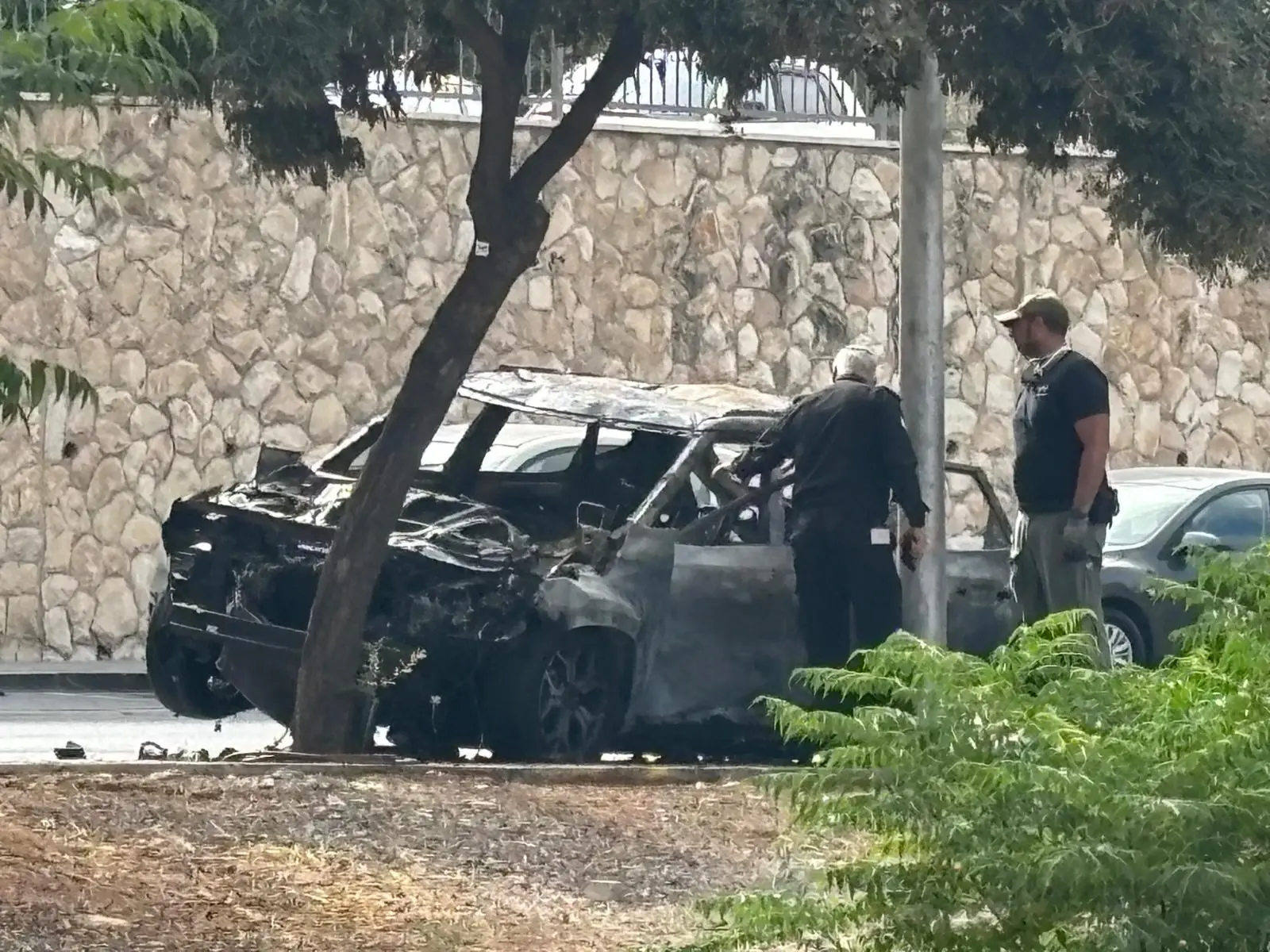 זירת פיצוץ רכב, ירושלים, 6 באוקטובר 2026
