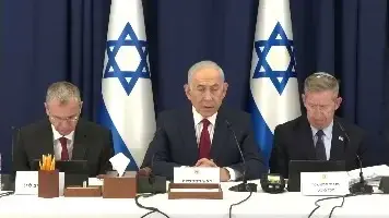 ראש הממשלה בנימין נתניהו בפתח ישיבת הממשלה, 6 באוקטובר 2026