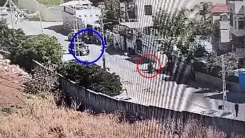 תיעוד דריסת השוטר ומעצר החשוד, לוד 