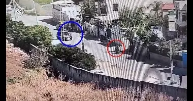תיעוד דריסת השוטר ומעצר החשוד, לוד 