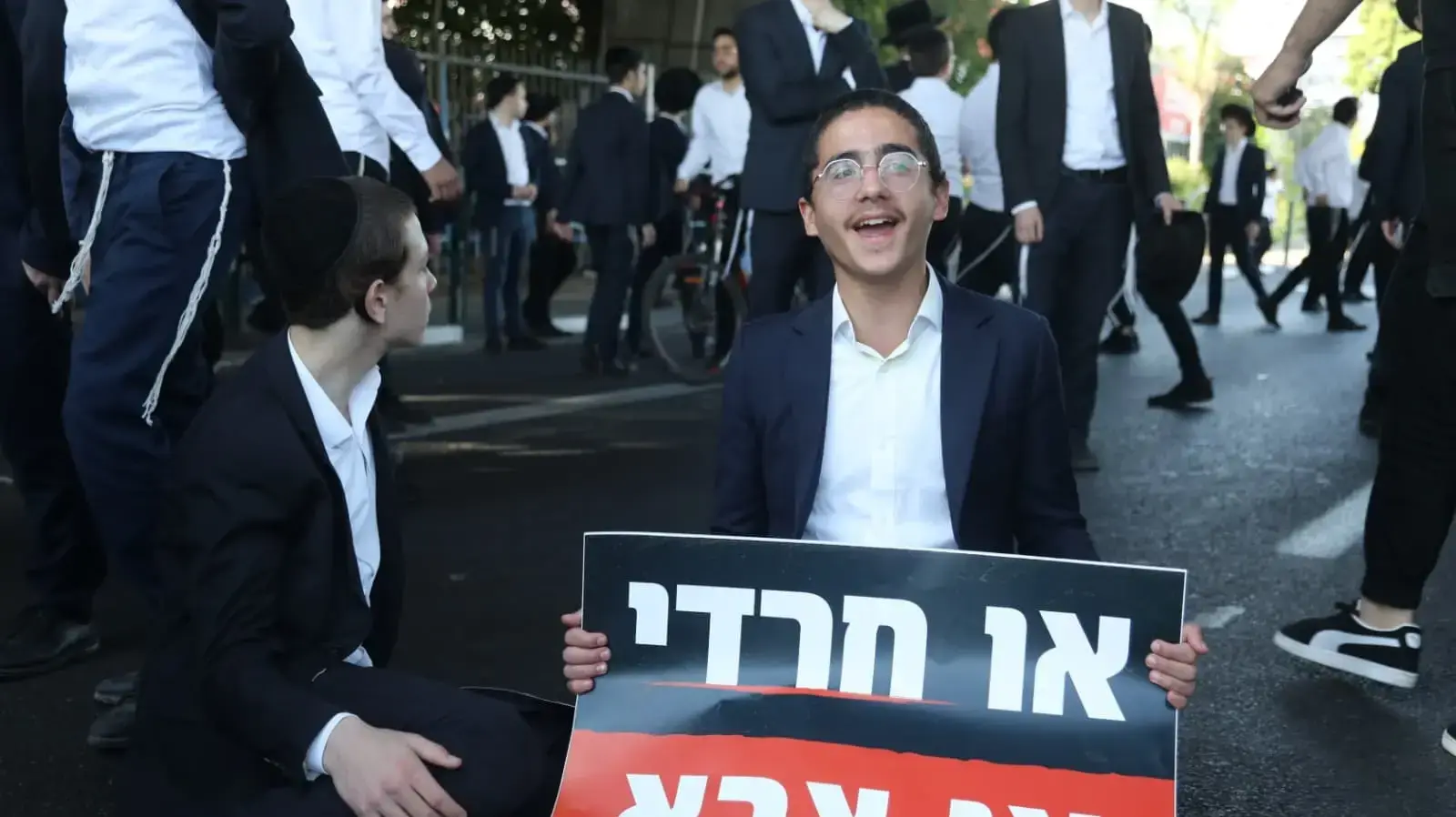 הפגנות נגד גיוס חרדים, בני ברק, 8 באוקטובר 2026 הפגנות נגד גיוס חרדים, בני ברק, 8 באוקטובר 2026