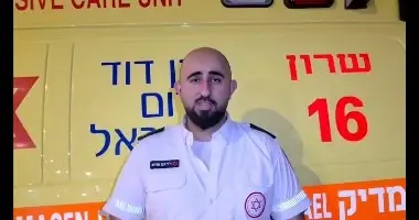 *דוברות מד"א:* בהמשך לפיצוץ הרכב בצומת אור עקיבא: *סינק* רופא במד"א ד"ר מוחמד אבו אלרוב *דוברות מד"א:* בהמשך לפיצוץ הרכב בצומת אור עקיבא: *סינק* רופא במד"א ד"ר מוחמד אבו אלרוב