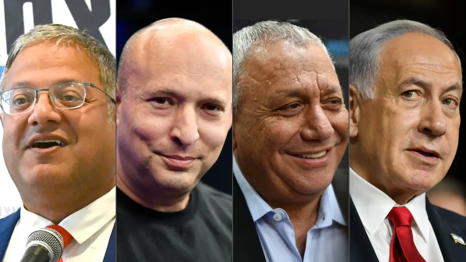 בנימין נתניהו, גדי אייזנקוט, נפתלי בנט, איתמר בן גביר בנימין נתניהו, גדי אייזנקוט, נפתלי בנט, איתמר בן גביר