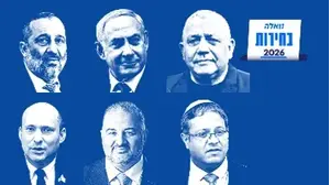 גדי איזנקוט, בנימין נתניהו, אריה דרעי, איתמר בן גביר, מנסור עבאס, נתפלי בנט, וואלה בחירות 2026