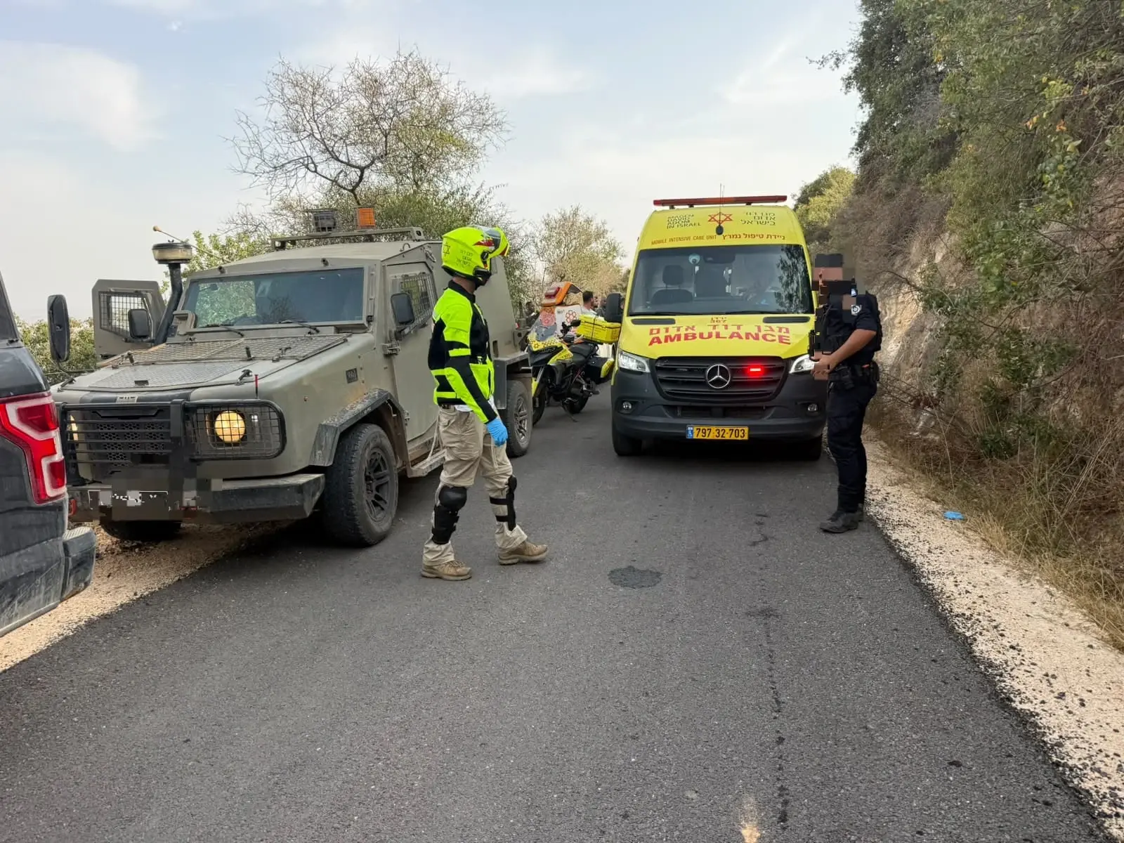 אירוע רב נפגעים, 12 פצועים מפיצוץ נפל, רכס רמים, גבול הצפון