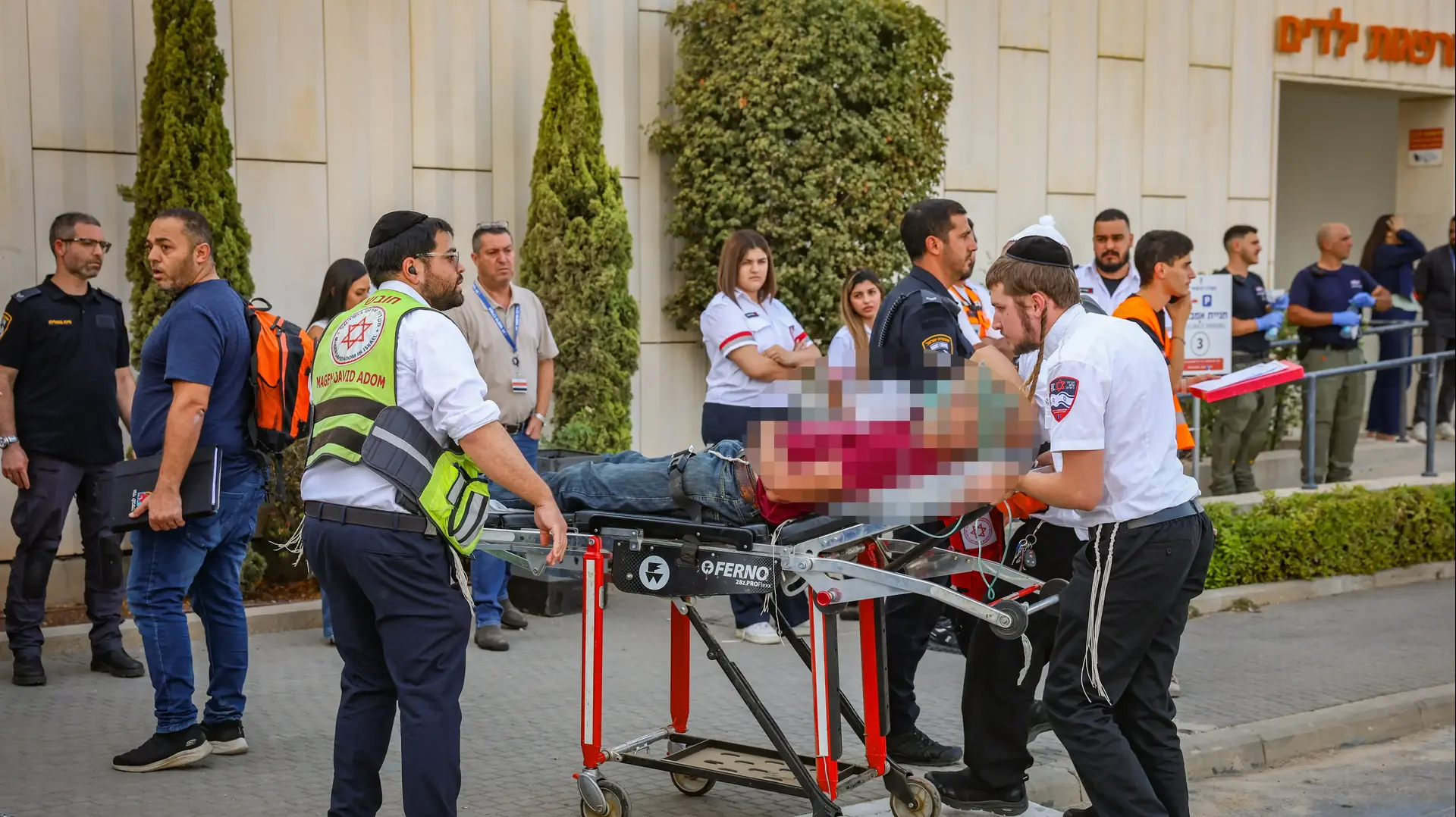 פינוי פצועים אירוע רב נפגעים, רמב"ם, 12 באוקטובר 2026 פינוי פצועים אירוע רב נפגעים, רמב"ם, 12 באוקטובר 2026