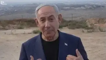 בנימין נתניהו בקו התפר בשומרון