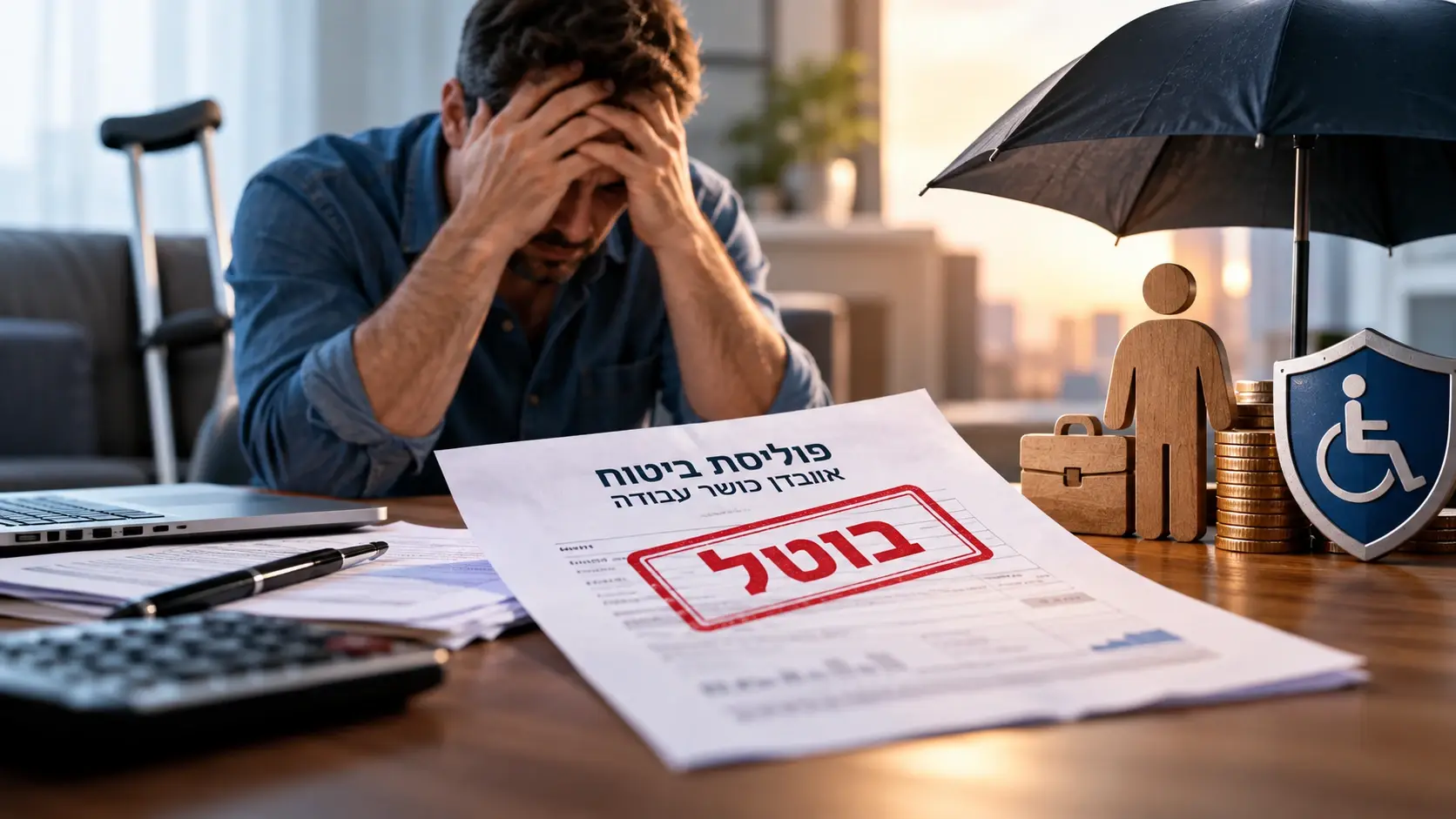 אובדן כושר עבודה לא חייב להוביל לאובדן הכיסוי הביטוחי אובדן כושר עבודה לא חייב להוביל לאובדן הכיסוי הביטוחי