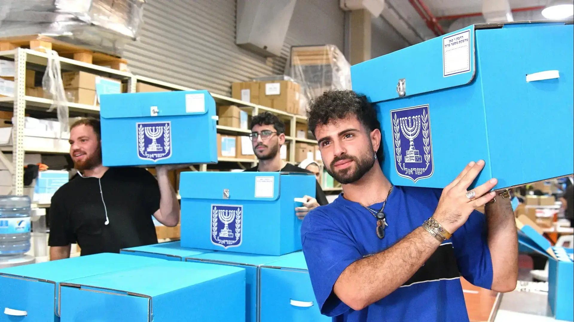 מרכז מערך הלוגיסטי של ועדת הבחירות, שוהם, 14 באוקטובר 2026 מרכז מערך הלוגיסטי של ועדת הבחירות, שוהם, 14 באוקטובר 2026