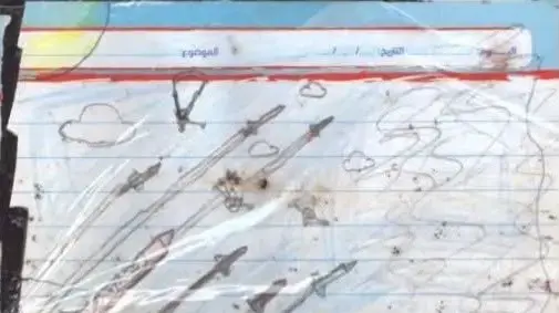מכתב שכתב אבראהים בנו של יחיא סינוואר לאביו בשנת 2024 מכתב שכתב אבראהים בנו של יחיא סינוואר לאביו בשנת 2024