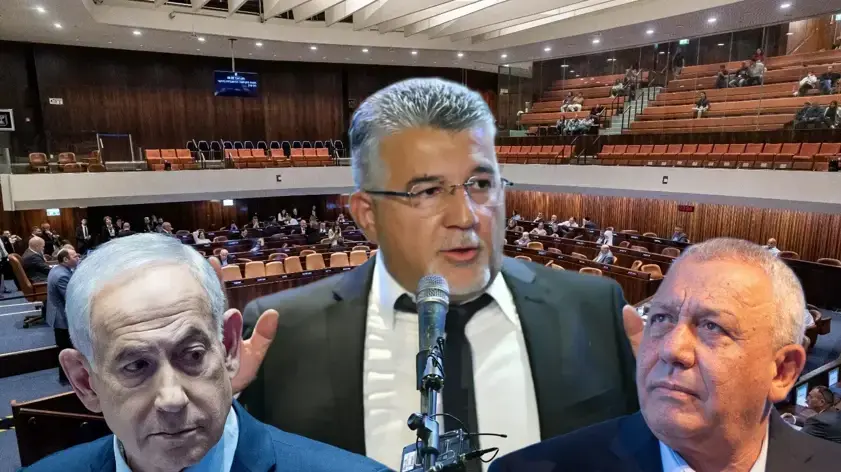 גדי איזנקוט, פרופ' יוסף ג'בארין, בנימין נתניהו גדי איזנקוט, פרופ' יוסף ג'בארין, בנימין נתניהו
