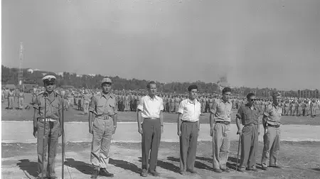 הענקת אות גיבור ישראל ליאיר רחלי, 1949 הענקת אות גיבור ישראל ליאיר רחלי, 1949