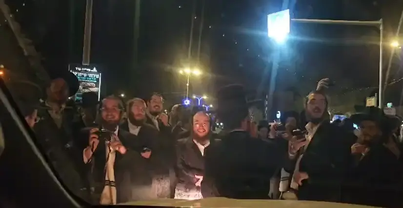 מחאות של חסידי גור בערד מחאות של חסידי גור בערד