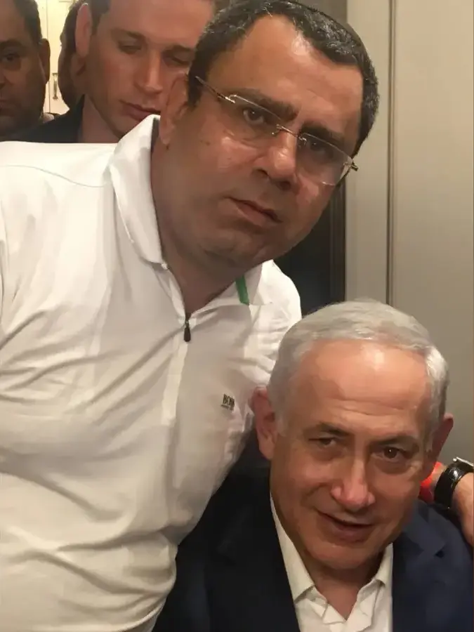 דודו הלוי עם בנימין נתניהו דודו הלוי עם בנימין נתניהו