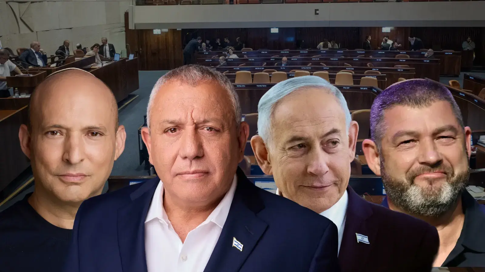 עופר וינטר, בנימין נתניהט, גדי איזנקוט, נפתלי בנט