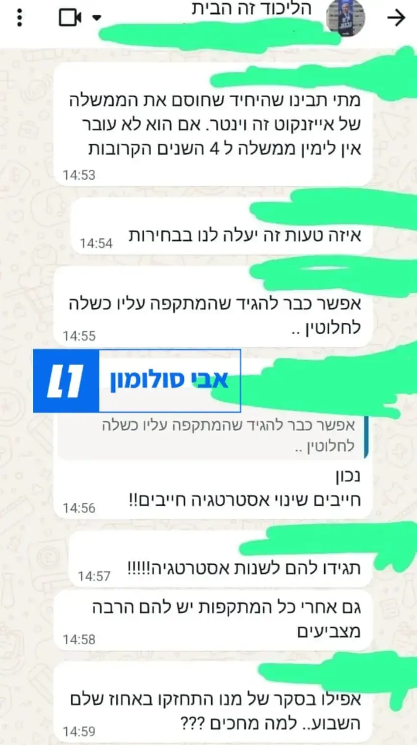 התכתבות פנימית של פעילי שטח מהליכוד על הקמפיין נגד וינטר התכתבות פנימית של פעילי שטח מהליכוד על הקמפיין נגד וינטר