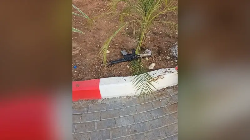 הנשק בו השתמשו המחבלים בפיגוע בצומת יהודה סמוך לחברון