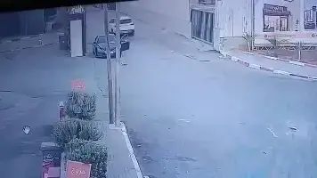 תיעוד הפיגוע סמוך לצומת יהודה