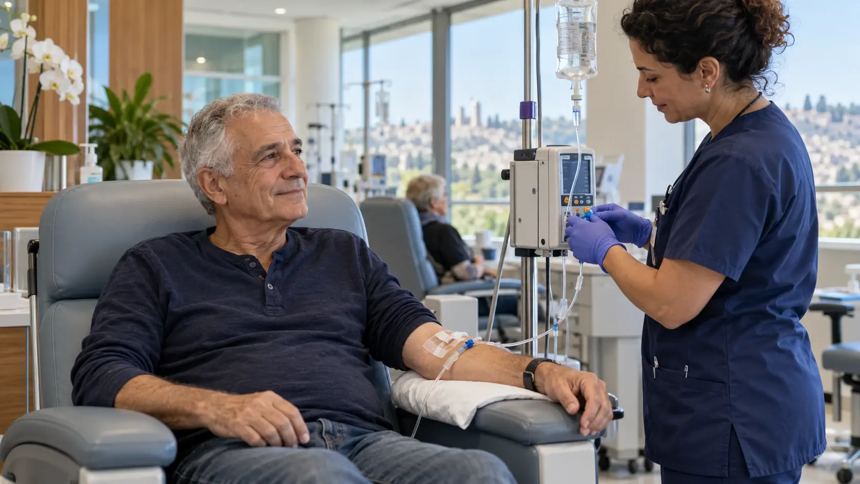 תקווה חדשה לחולי סרטן ריאה עם שילוב טיפולי חדש תקווה חדשה לחולי סרטן ריאה עם שילוב טיפולי חדש