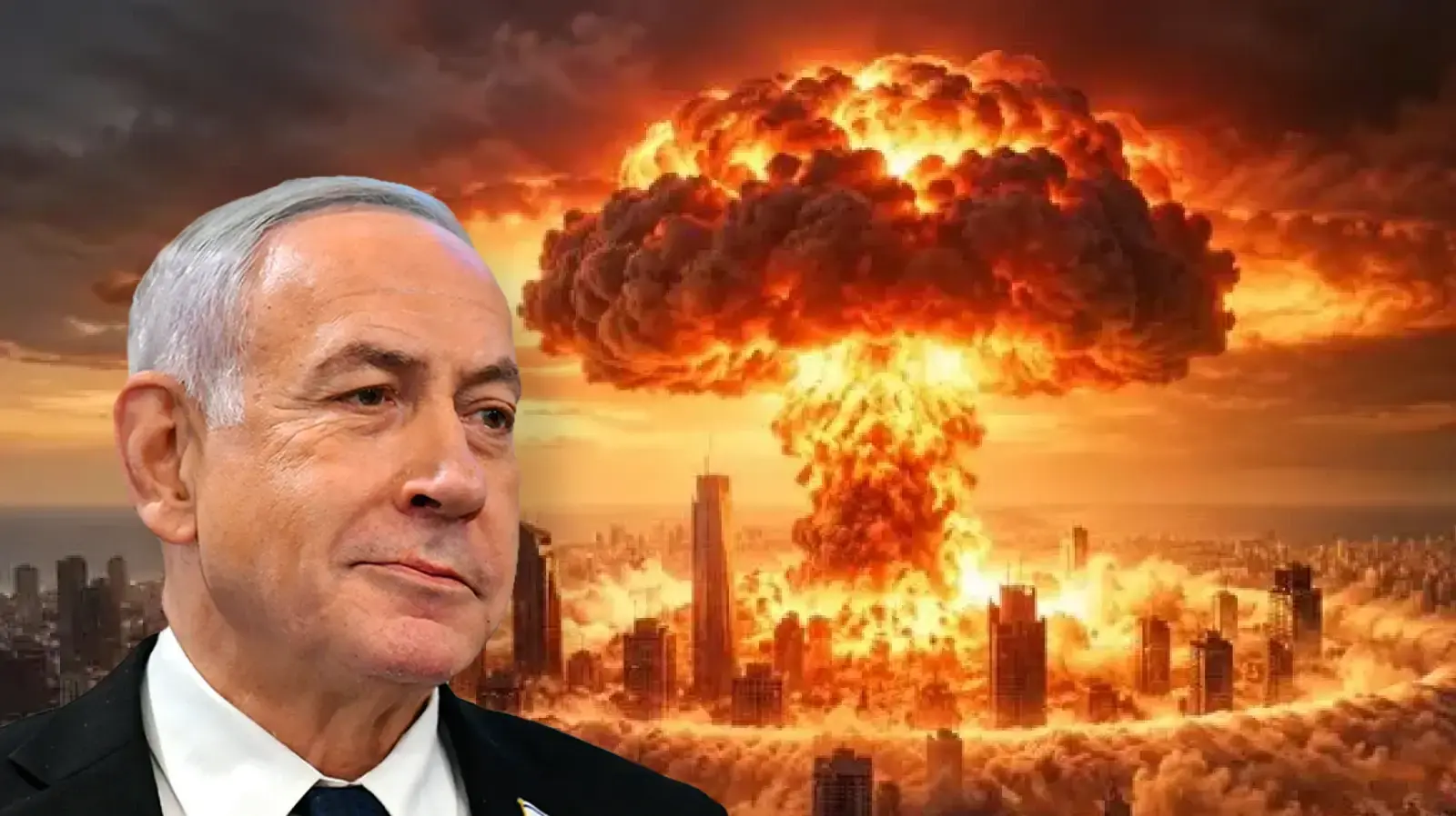 בנימין נתניהו על רקע פצצת אטום