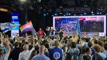 מטה מפלגת הדמוקרטים, ת"א, 27 באוקטובר 2026