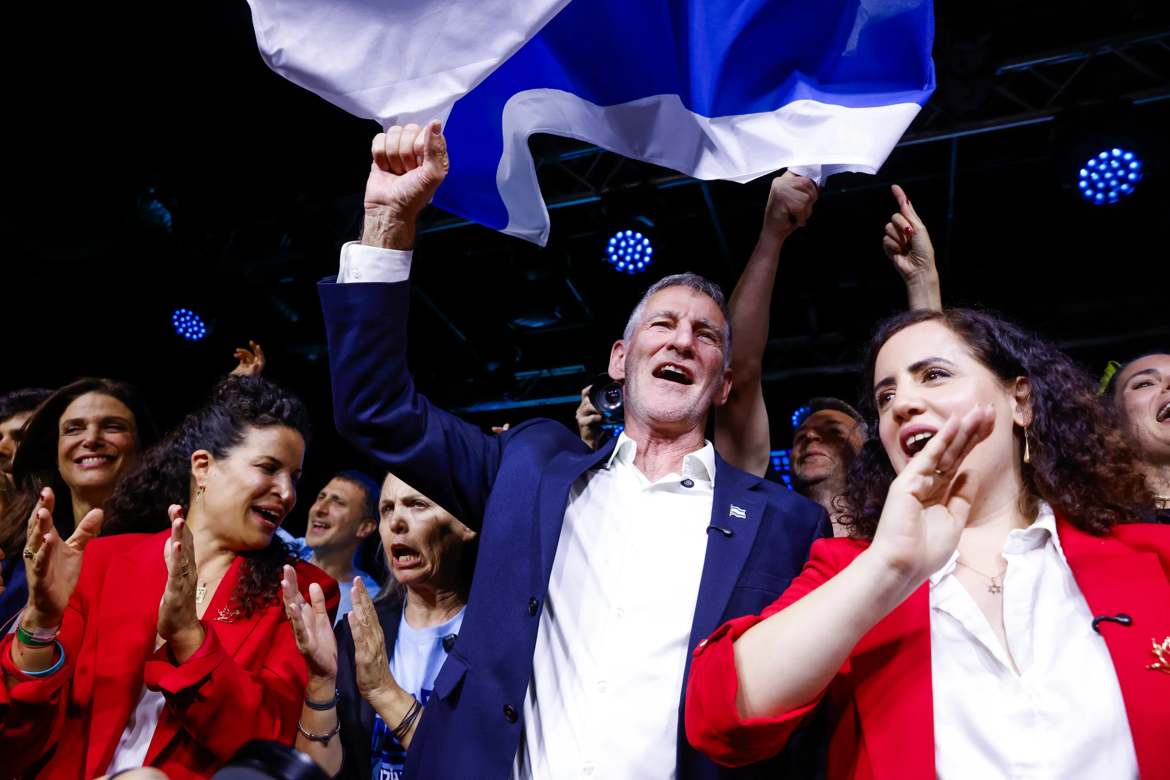 יאיר גולן, יו"ר הדמוקרטים, נעמה לזימי,  28 באוקטובר 2026