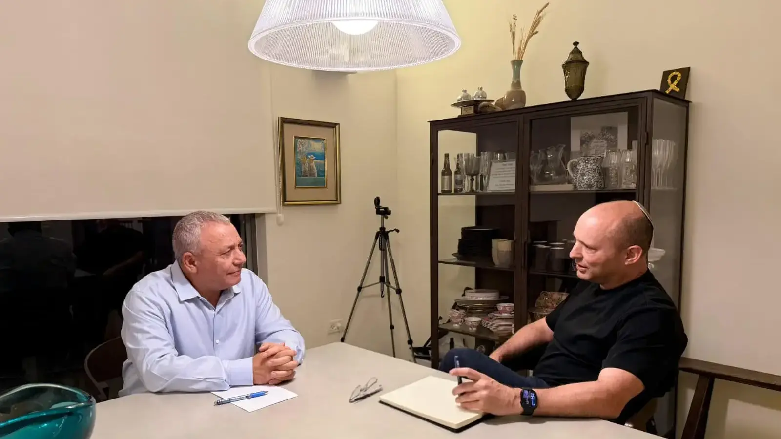 נפתלי בנט נפגש עם גדי איזנקוט, 29 באוקטובר 2026