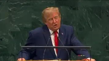 דונלד טראמפ נואם באו"ם ומכריז שארה"ב תקרא לבינה מלאכותית - "סופר בינה" דונלד טראמפ נואם באו"ם ומכריז שארה"ב תקרא לבינה מלאכותית - "סופר בינה"