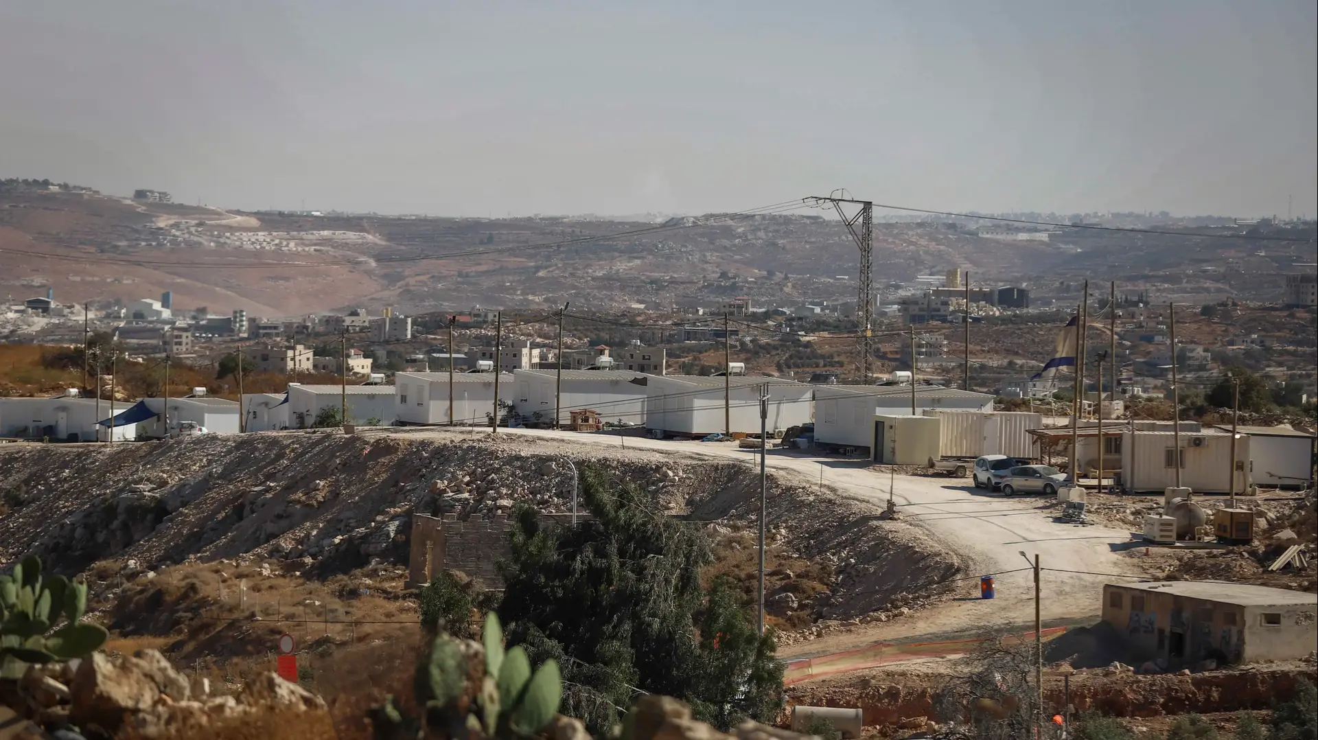 מראה של ההתנחלות הישראלית החדשה מעלה ערוגות בגוש עציון, ביהודה ושומרון, 3 בספטמבר 2026.