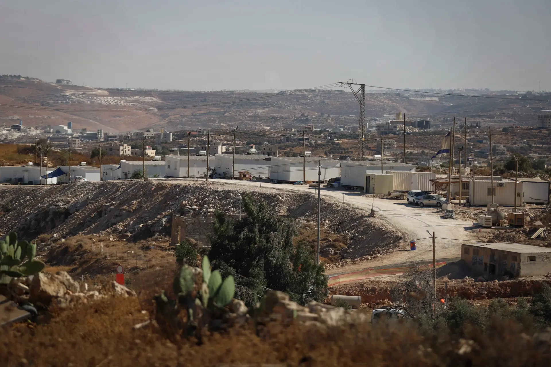 מראה של ההתנחלות הישראלית החדשה מעלה ערוגות בגוש עציון, ביהודה ושומרון, 3 בספטמבר 2026.