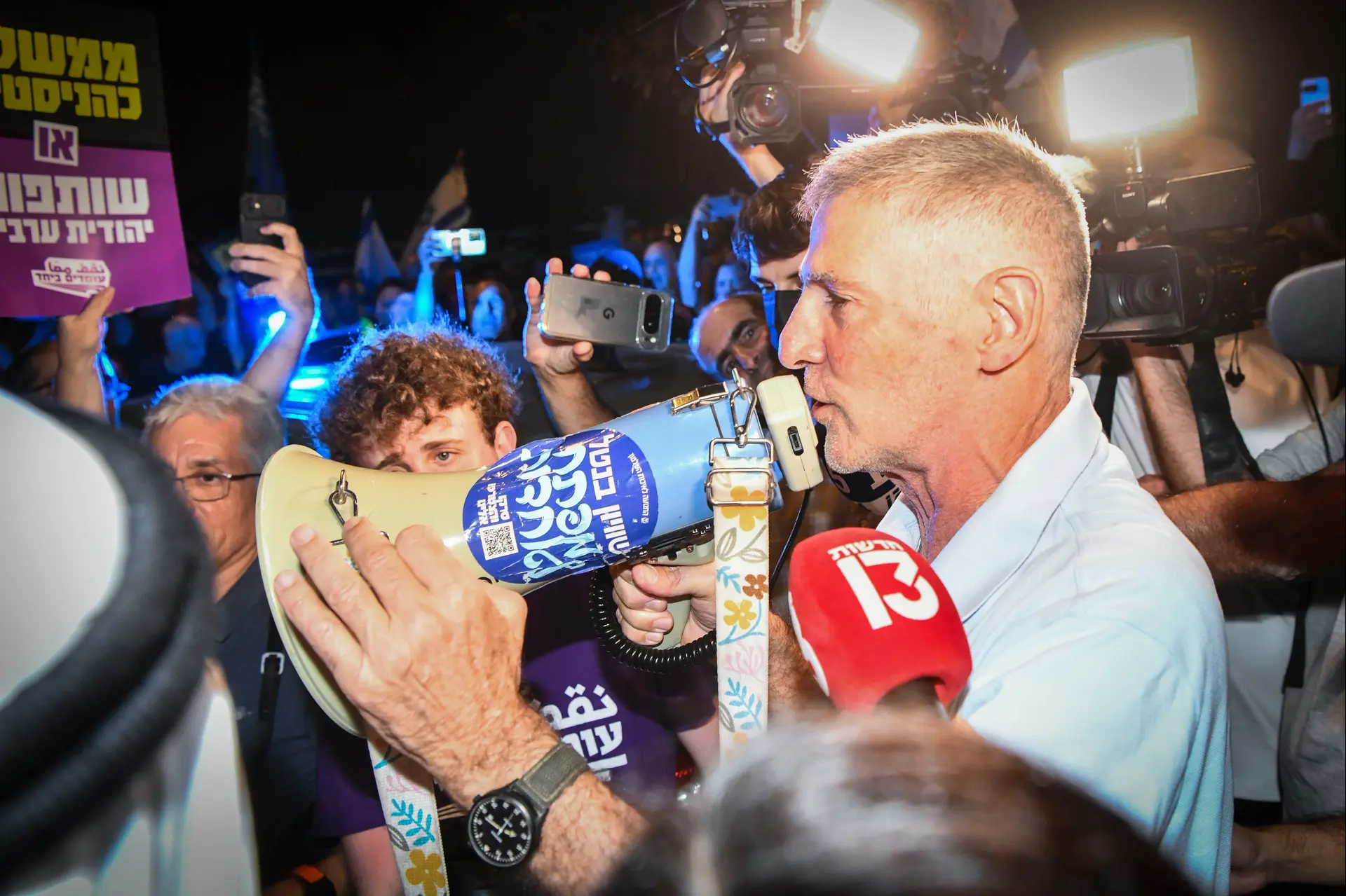 פגישת ראשי גוש השינוי: יאיר גולן פגישת ראשי גוש השינוי: יאיר גולן