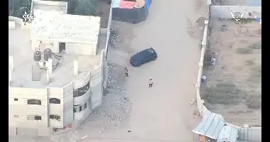 פיצוץ אדיר - ופטריית העשן בלב עזה: חיסול המחבל שחטף את נועה ארגמני | תיעוד
