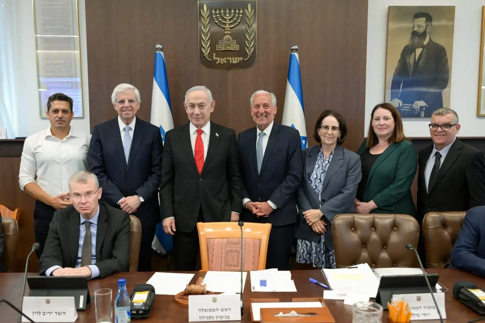 אריק פינגרהוט במשרד ראש הממשלה אריק פינגרהוט במשרד ראש הממשלה