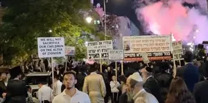 צעדת עריקים בכיכר השבת בירושלים