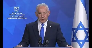 ראש הממשלה בנימין נתניהו בהצהרה לגבי המטוס שנחת בסעודיה לאחר דקירת הטייס
